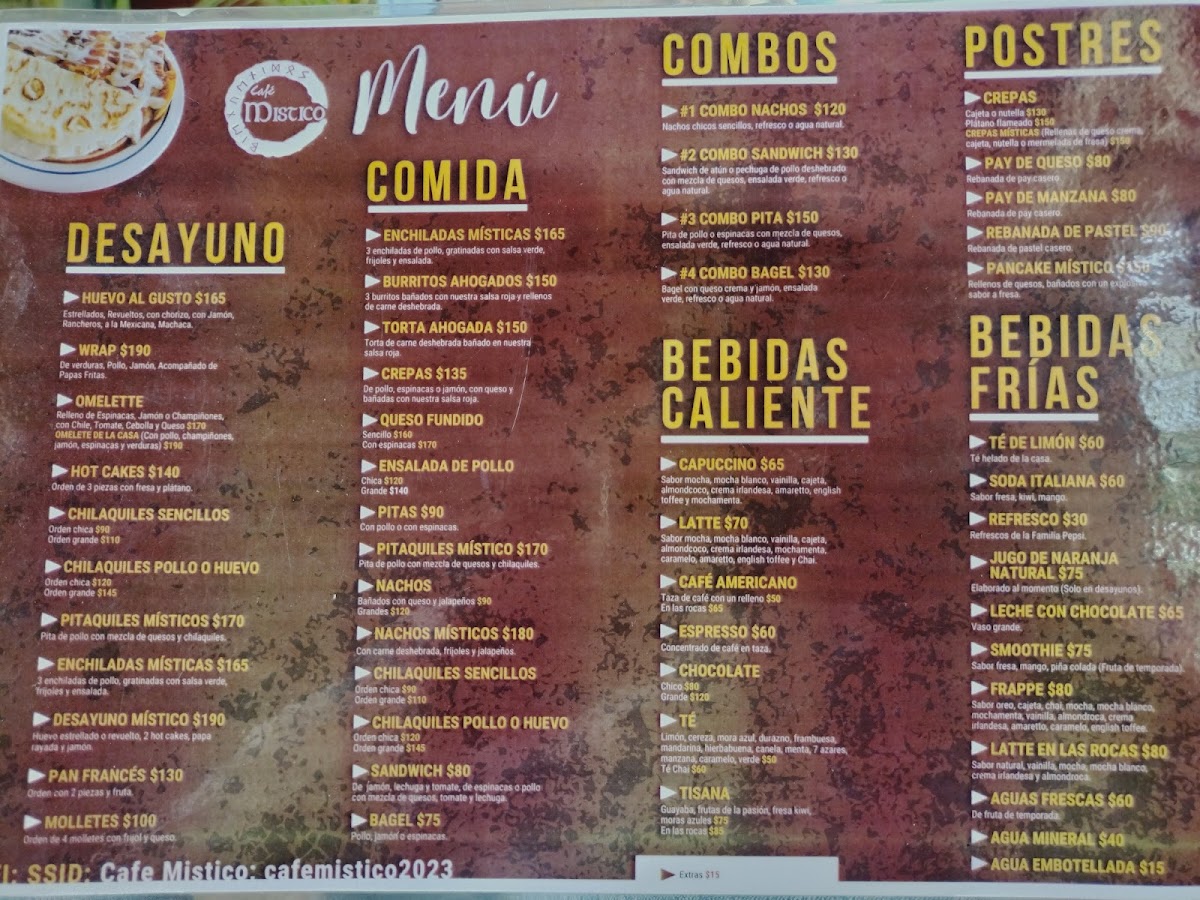 Menu Cafe Místico-5